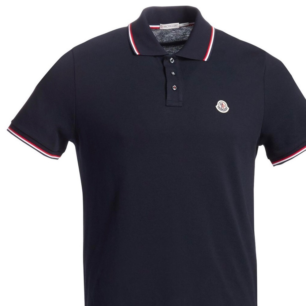 Navy Blue, Men’s XL Moncler Polo.